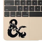Виниловая наклейка для ноутбука Fire Dragon, наклейка для Macbook Pro Air Retina 11 13 15 дюймов, наклейка на клавиатуру ноутбука Acer
