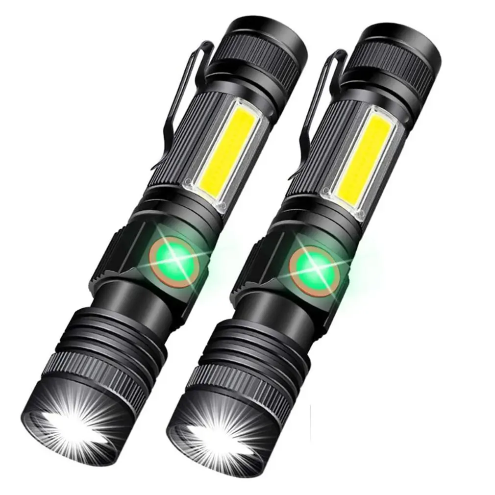 

YF2005C Charging Side Lamp Long Shot T6 Outdoor Aluminum Alloy Tail Magnet With Detachable Clip Adjustable Focus