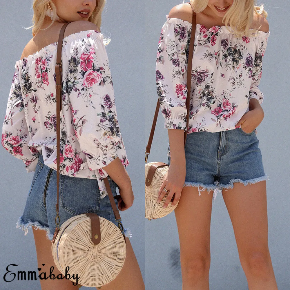 Новые популярные женские элегантные повседневные свободные топы футболки с