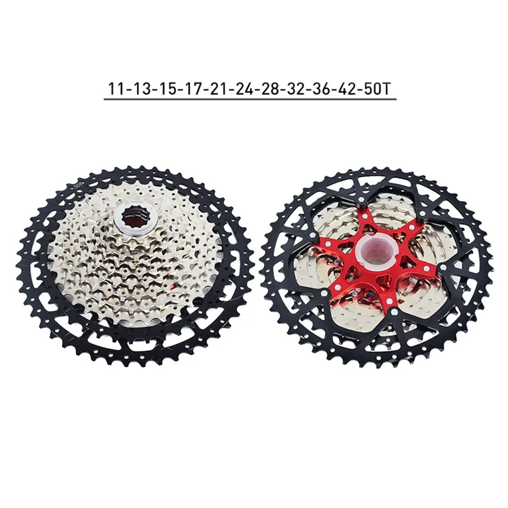 

11 Speed MTB Road Bike Cassette Freewheel 11-50T Mountain Bike Cassette Sprocket Universal Ratio Teeth For Riding Sport