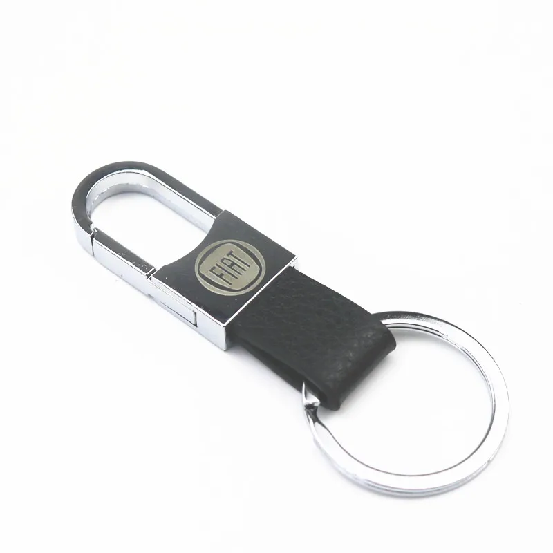 Автомобильный Стайлинг 3D металлическая + кожаная эмблема автомобильный брелок