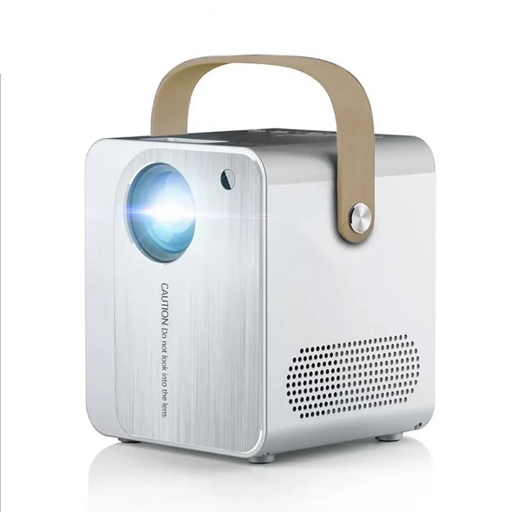 

YJ350 LED Projector with Speaker 1080P Wireless Screen Mirroring Portable Wifi Outdoor Movie Projector for Smartphone