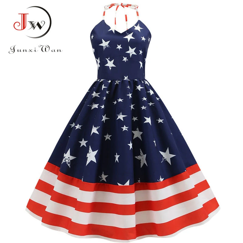 Женские летние вечерние платья без рукавов с принтом на бретельках винтажное