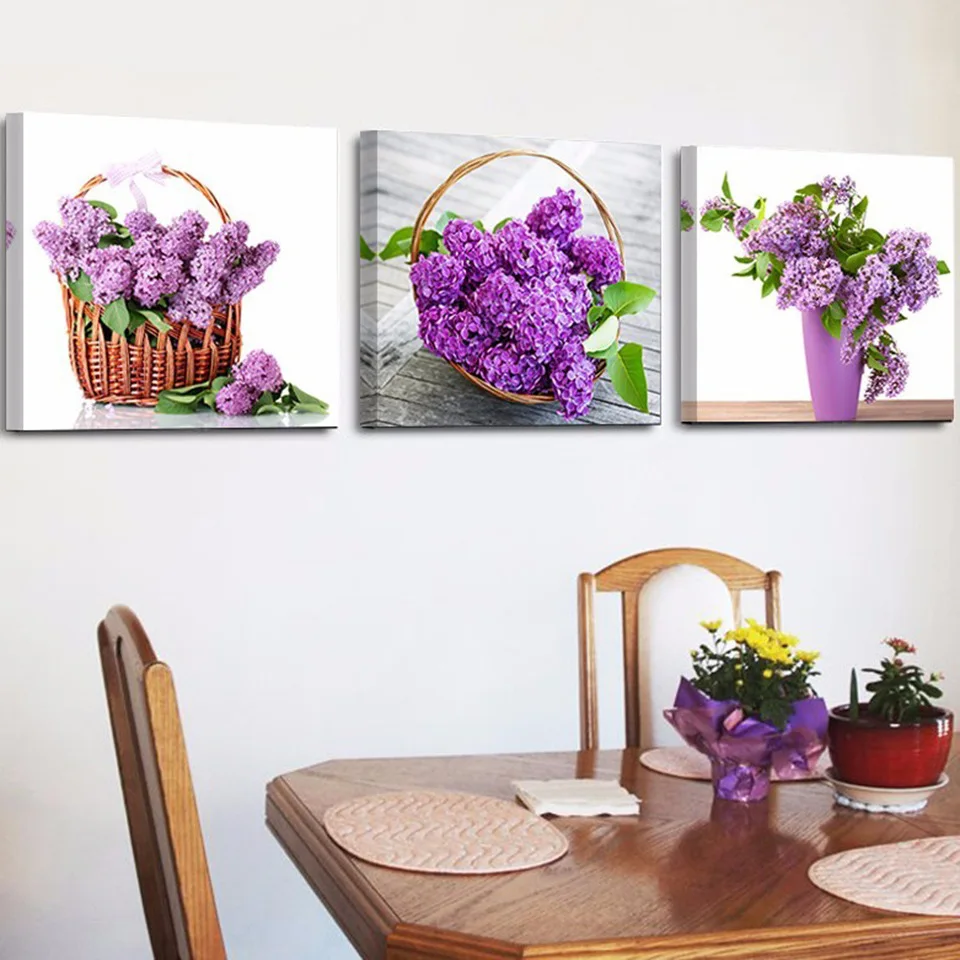 Современное домашнее украшение холст картина маслом настенная живопись тройная