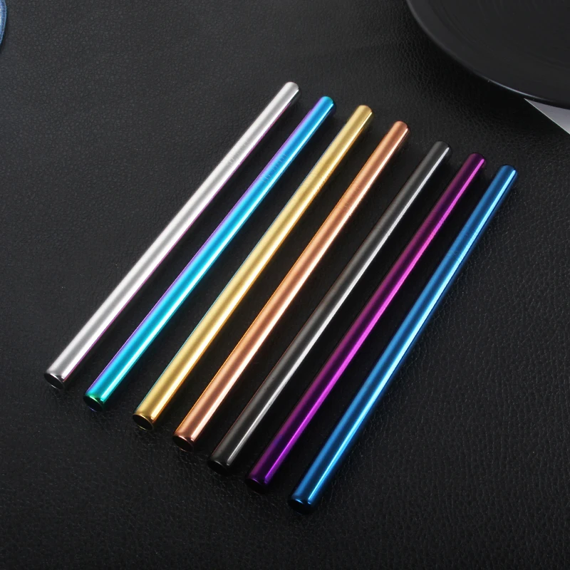 8 шт. цветная соломенная посуда большого размера из нержавеющей стали для