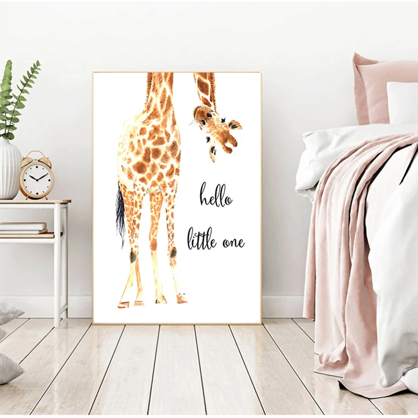 Настенная картина с постером для маленьких девочек и мальчиков декор детской
