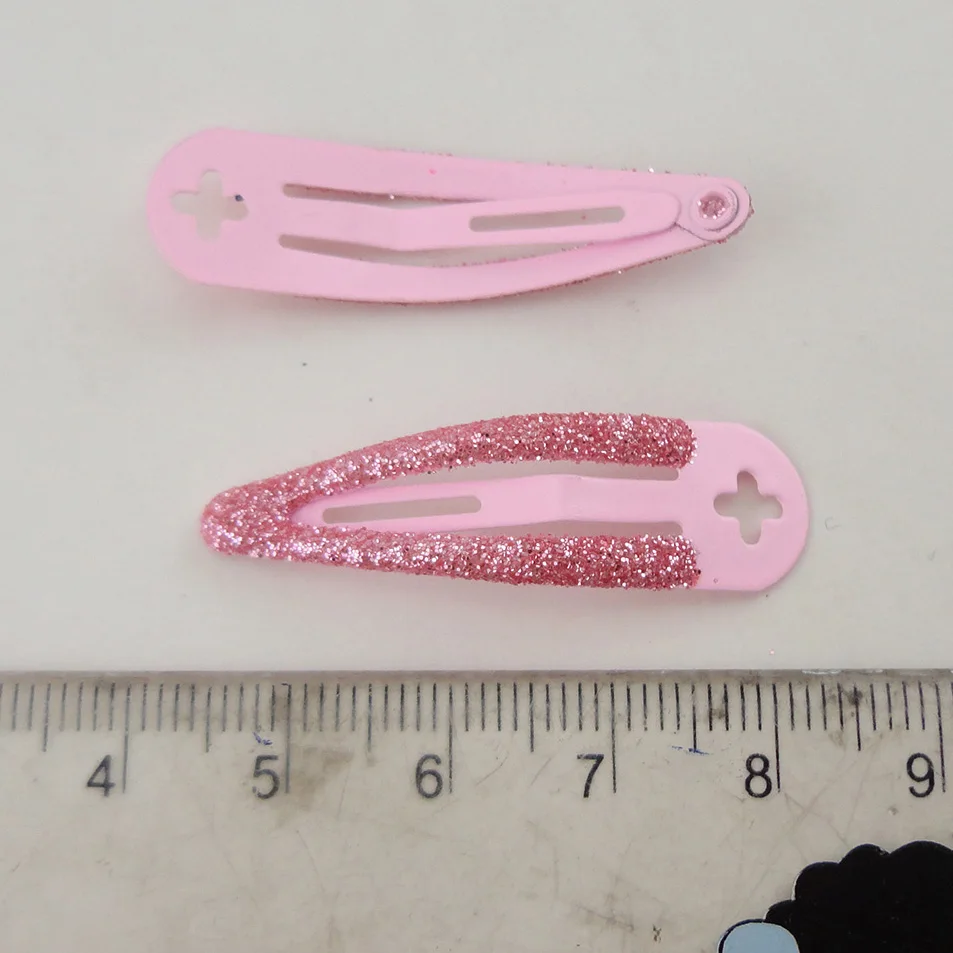 Зажим металлический светло-розовый 4 0 см 1 5 дюйма 50 шт. с крестообразным