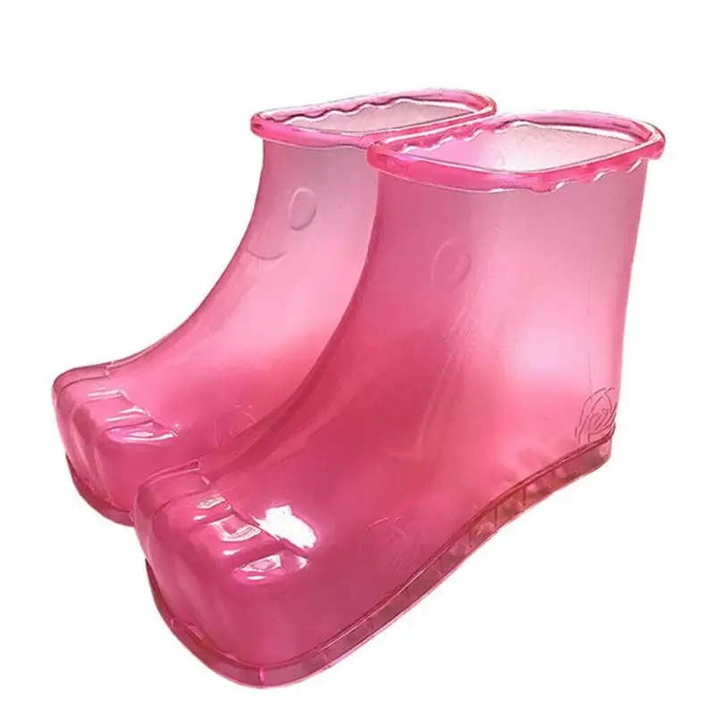 

1 Pair Household SPA Portable Foot Massage Bath Shoes Massager Bucket Boots Feet Care Bathroom Supplies