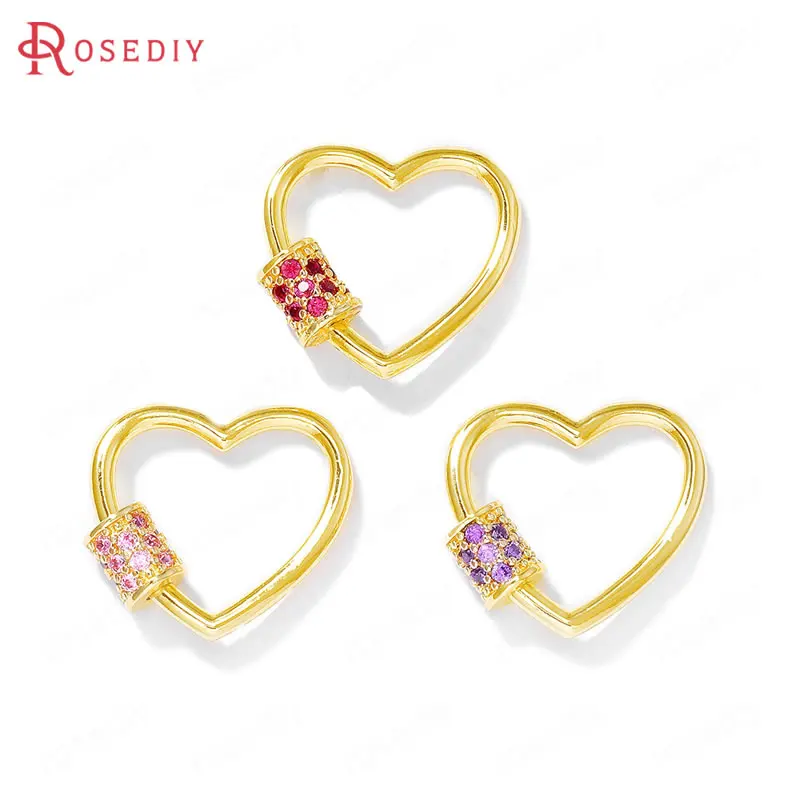 

2 шт., латунные застежки для браслета, 21 х19 мм