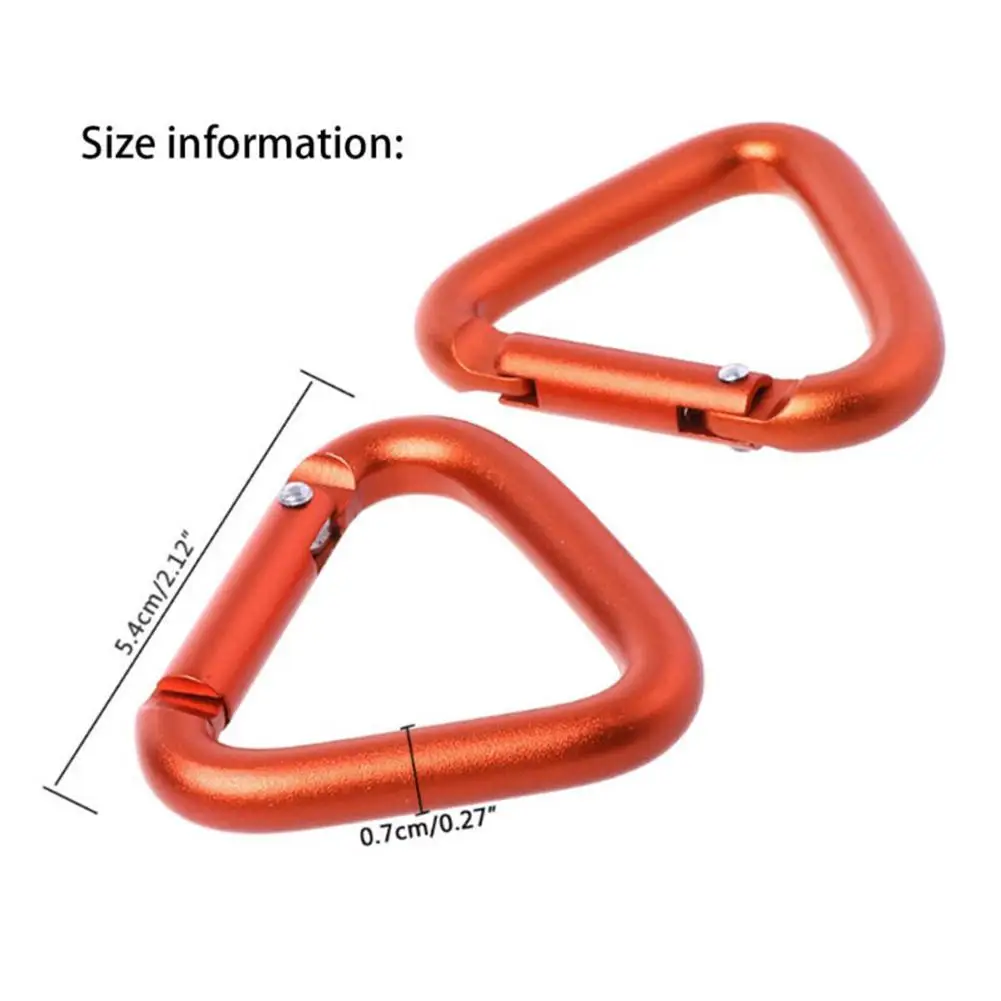 

Wholesale 1/3/5Pcs Outdoor Lightweight Carabiner Aluminum Alloy Outdoor Climbing Carabiner Hook Clip Buckle Bluetooth audio hook