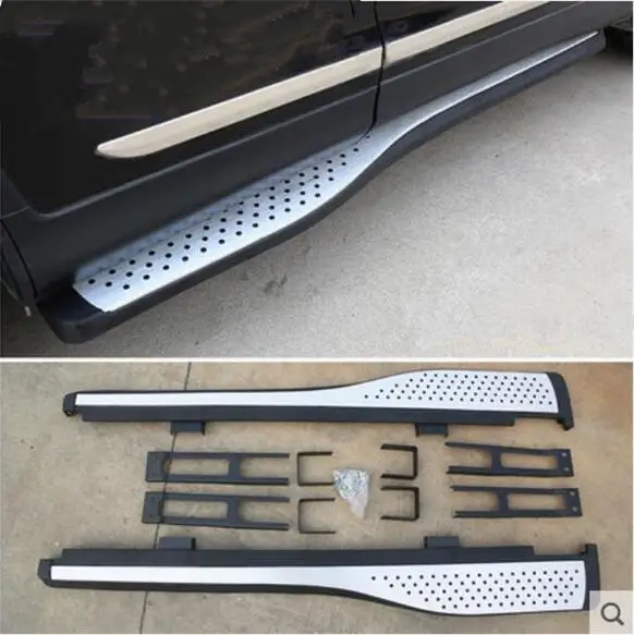 Автомобильный Алюминиевый сплав и АБС бег подножка Nerf бар решетка радиатора для