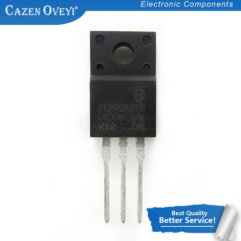 10pcs/lot STP10NK60ZFP STP10NK60 10NK60ZFP 10NK60 TO 220F In Stock|Интегральные схемы| |