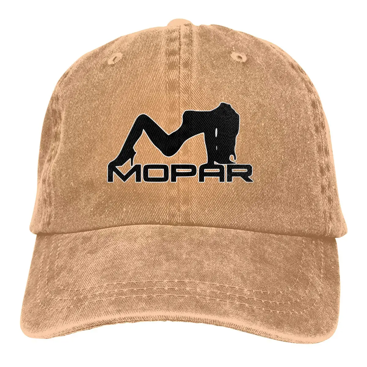Unisex Mopar Sexy Girl Logo Washed Baseball Cap Vintage Adjustable Dad-Hat |