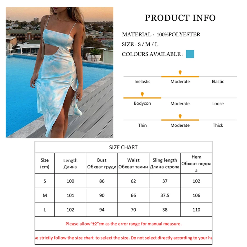 

Clacive Sexy Spaghetti Strap Blue Party Dress Women Fashion Slim Sleeveless Hollow Out Dress Lady Bodycon Gothic Dresses Summer