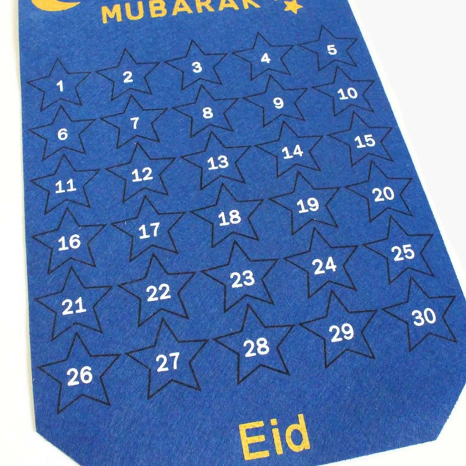 Настенный фетровый календарь Eid Mubarak таймер обратного отсчета календари с 30