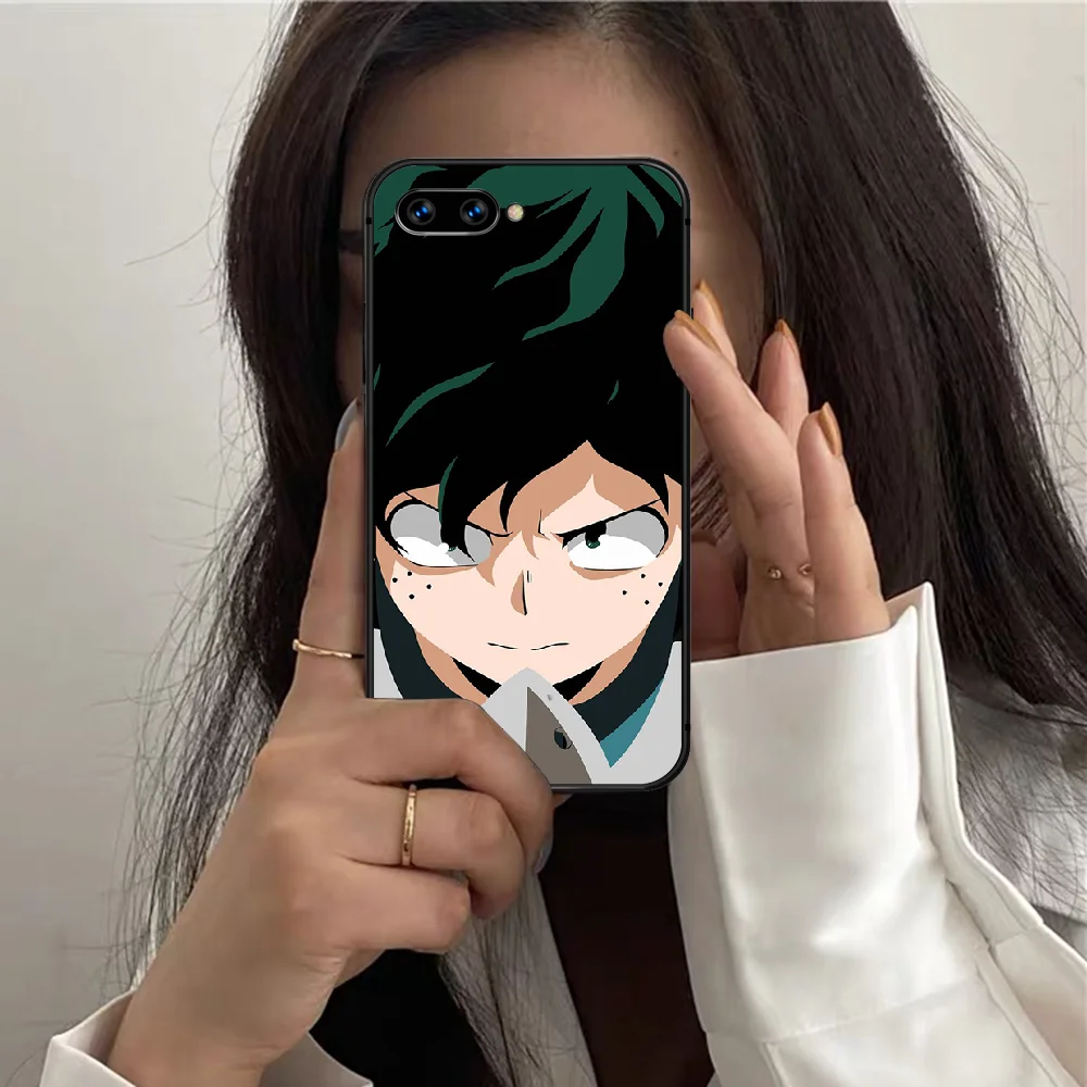 

My hero Academia Deku Phone Case For HUAWEI Honor 7 8 A 9 X Mate 10 i 20 V 40 Pro Lite Y7 2019 black Coque 3D Shell Tpu Hoesjes