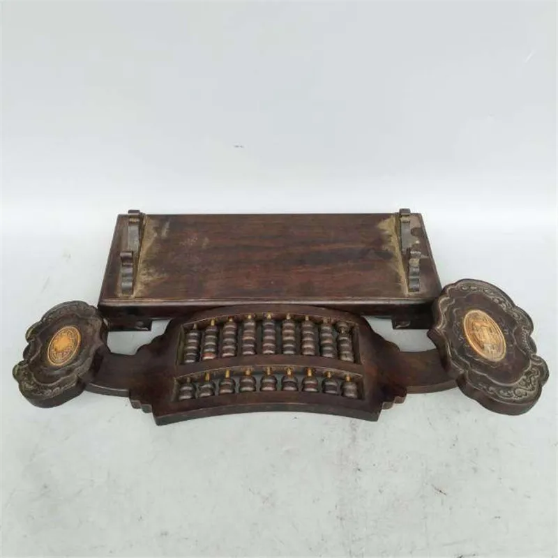 Китайская резьба по дереву из твердой древесины настоящая Абака ручная старый