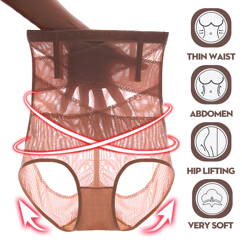 Женские сексуальные трусы с высокой талией бесшовное нижнее белье подтяжка