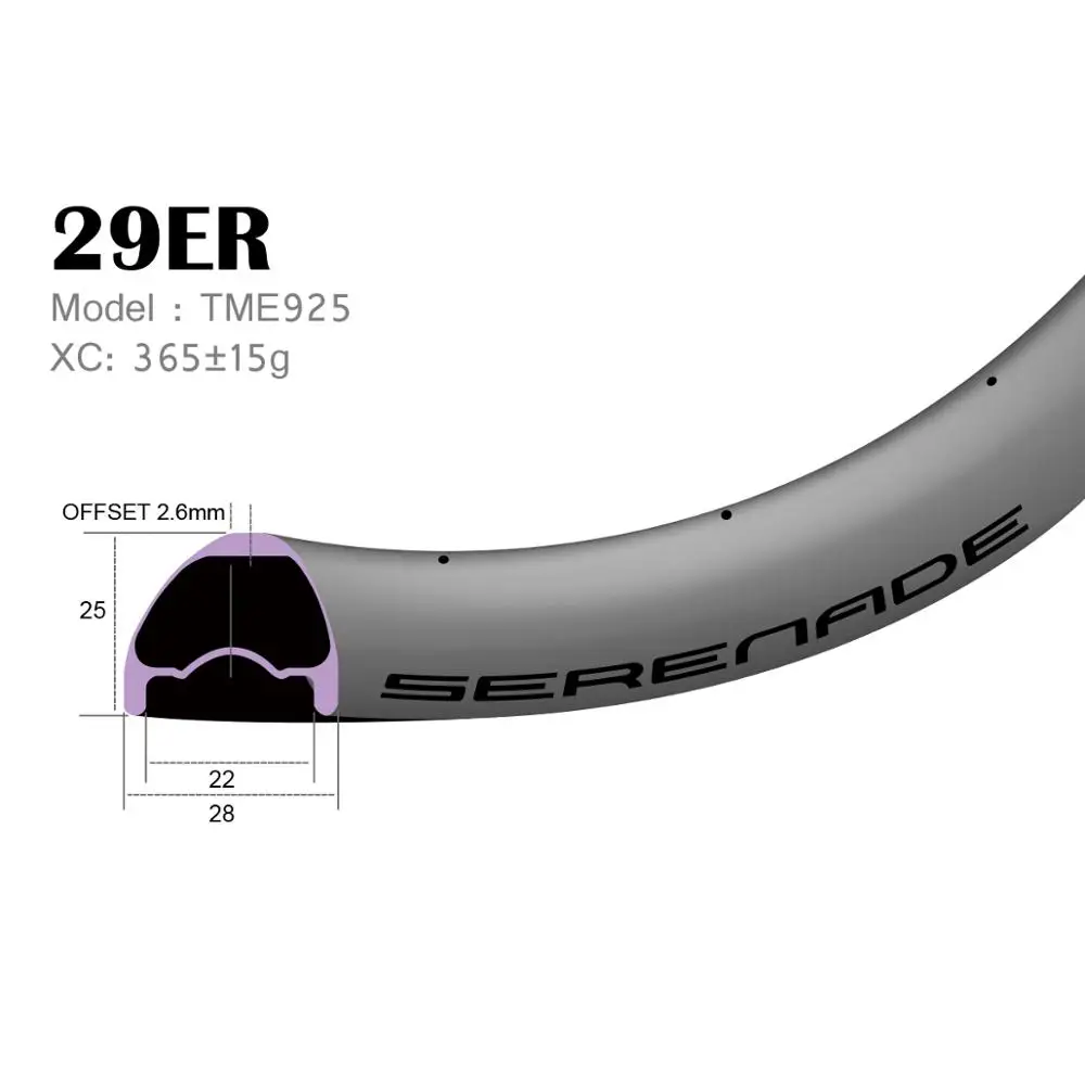 

Обод для горного велосипеда 29er xc/trail, Ширина 28 мм