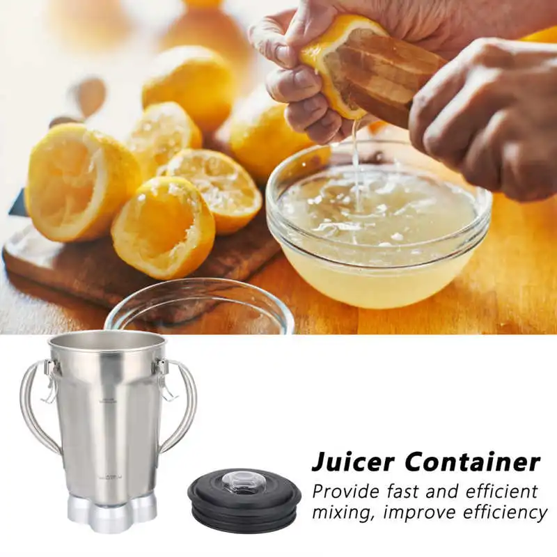 4L 2 Сумки на высокой ручке Нержавеющая сталь контейнер для соковыжималки с