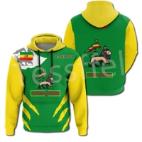 tessffel newest ethiopia county flag africa native tribe lion pullover tracksuit 3dprint menswomens harajuku casual hoodies a 2
