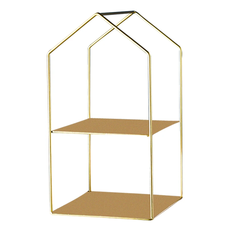 Ins Железный арт полки стеллаж для птичьего домика демонстрации обеденного стола