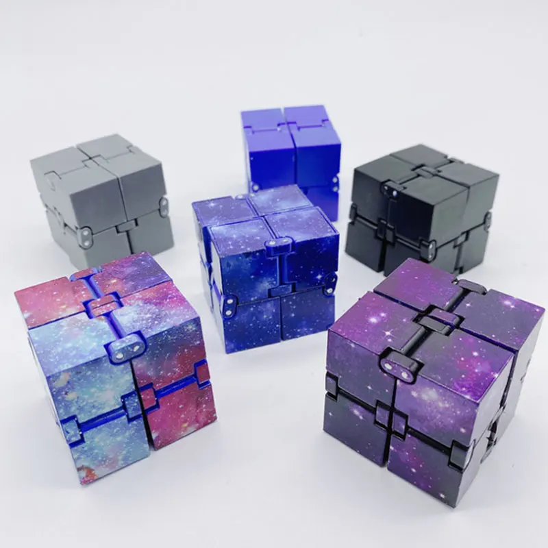 

Autism Anti Stress Relief Fidget Toy Creative Infinite Cube Magic Cube Office Flip Cubic Puzzle Stop Stress Reliever Autism Toys