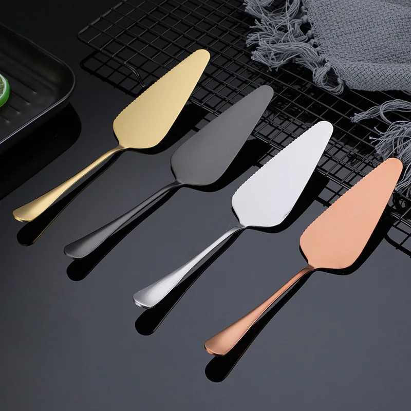 

Cake Shovel Knife Stainless Steel Cake Spatula Pizza Cheese Pie Buttercream Divider Knives Cake Fork Dessert Fork Baking Tools