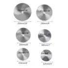 Сверхтонкий стальной диск для циркулярной пилы диаметром 20 мм, 25 мм, 5 дюймов, 6 дюймов, 7 дюймов, 8 дюймов, 9 дюймов, 10 дюймов, для инструмента деревообрабатывающий, вращающийся