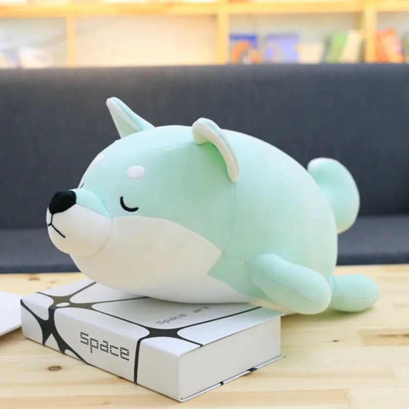 Мягкая Подушка плюшевая собака милый мультфильм корги плюшевые игрушки для