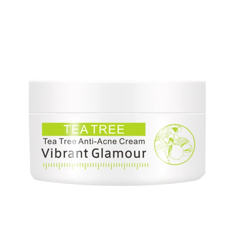 

Whitening Face Skin Care Oil Control Moisturizing Acne Scar Shrink Pores Face Cream Tea Tree Anti Acne Cream Treatment