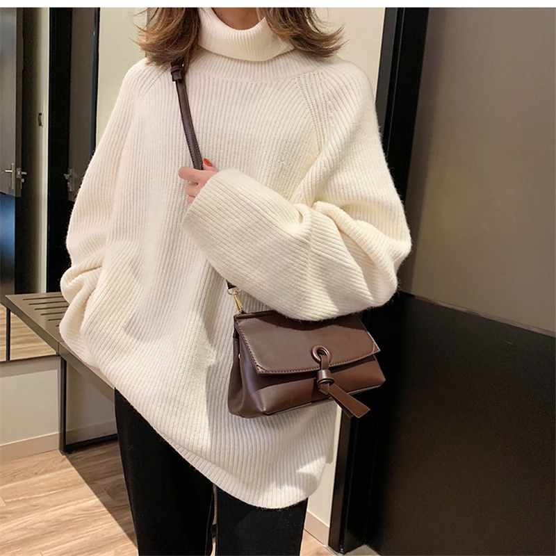 

Vintage Shoulder Bag Women Leather Flap Bag Luxury Brand Handbags Crossbody Messenger Bags For Women Torebka Damska