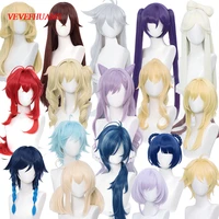 vevefhuang k%d0%be%d1%81%d0%bf%d0%bb%d0%b5%d0%b9 genshin impact venti keqing barbara fischl kaeya lumine aether amber cosplay wigs heat resistant synthetic