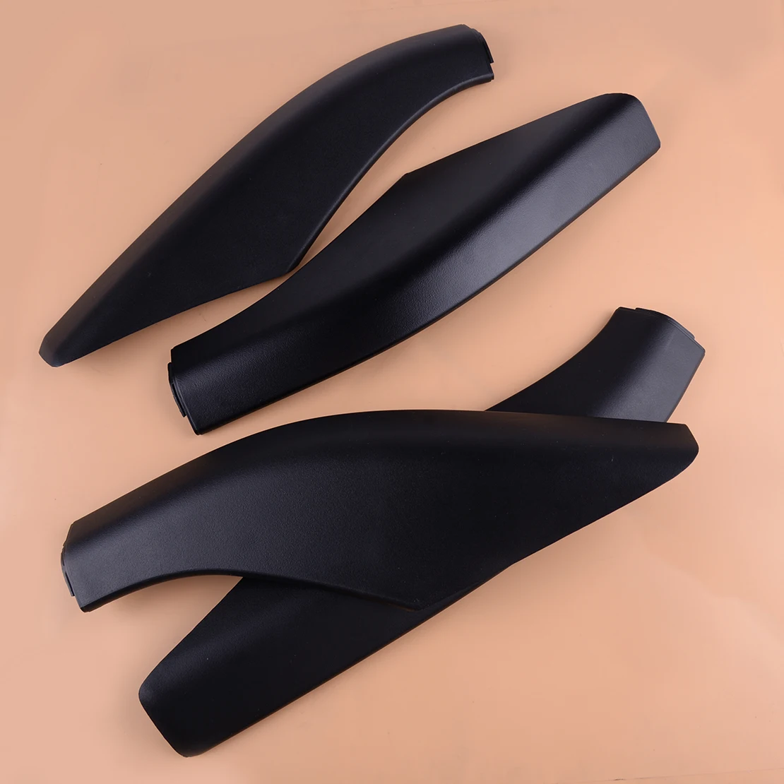 4 шт. черный пластиковый багажник на крышу автомобиля рельсовый конец оболочки