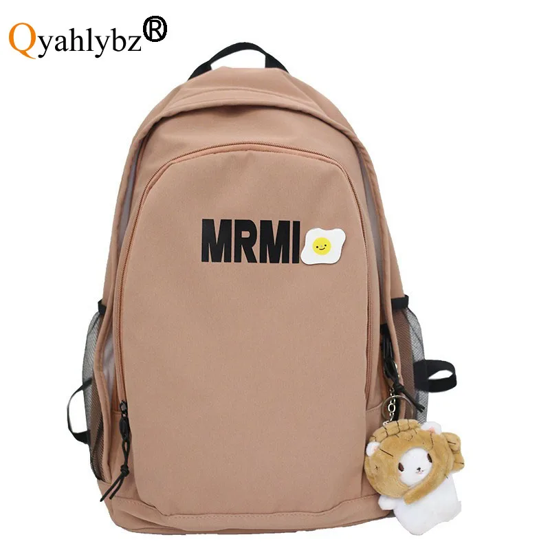 

Qyahlybz japanese school bags for college students female harajuku high school girls and boys nylon backpack female bag