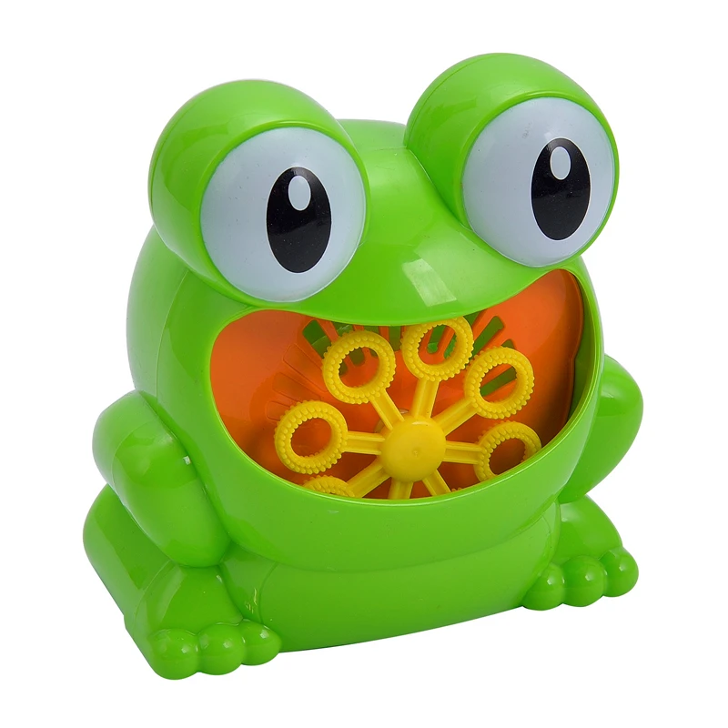 

Bubble Gun Water Blowing Toys Bubbler Outdoor Cute Frog Automatic Bubbles Machine Toys For Toddlers Soap Bubble Blower