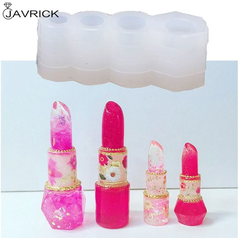 Губная помада Палитра теней эпоксидная смола форма Чехол для макияжа брелок