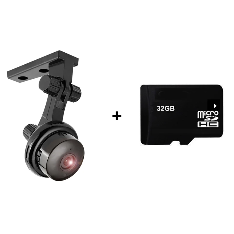Camera Bracket 32GB SNOSECURE HD 1080P Мини IP Камера домашней безопасности Dvr Ночное видение обнаружения движения мини-камера-Регистратор 2-полосная аудио легко установить Wi-Fi камера - Цвет: Camera Bracket 32GB