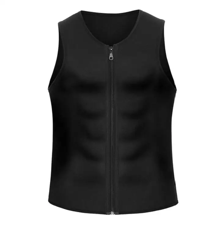 Мужская с капюшоном на молнии из неопрена Формирователь талии тренер для