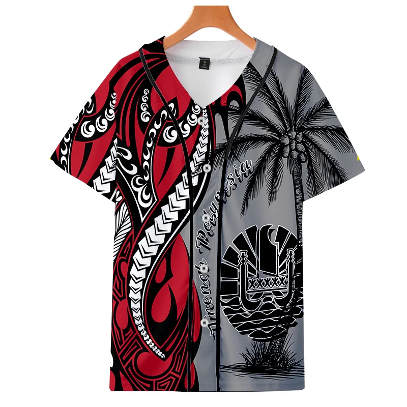 

Изготовленная на заказ бейсбольная Джерси Стич Таити полинезиальная униформа для игр на открытом воздухе Хип-Хоп Уличная одежда Харадзюку Гавайский стиль