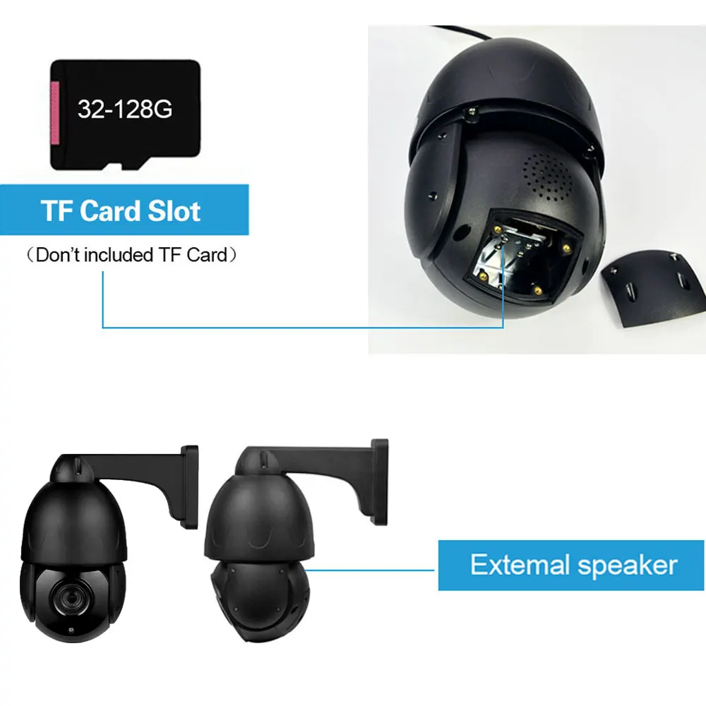 Купить IP-камера Hikvision, 8 Мп, 4K, PTZ, 30-кратный зум, H.265