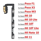 Кнопка включениявыключения звука, гибкий кабель для Xiaomi Mi 9T 10 10T 11 Pro Lite  Mi Note 10 Pro  Poco X3 M3 F1 F2 Pro