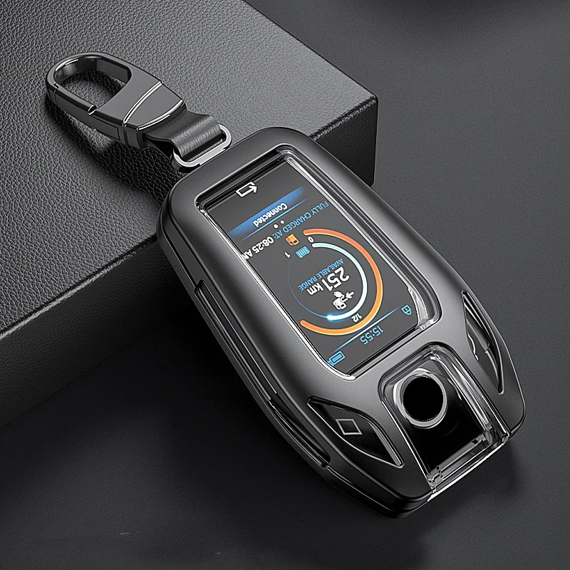 

Aluminum Alloy Car Remote Led Display Key Fob Key Cover Case for BMW G11 G12 G30 G31 G32 i8 I12 I15 G01 X3 G02 X4 G05 X5 G07 X7