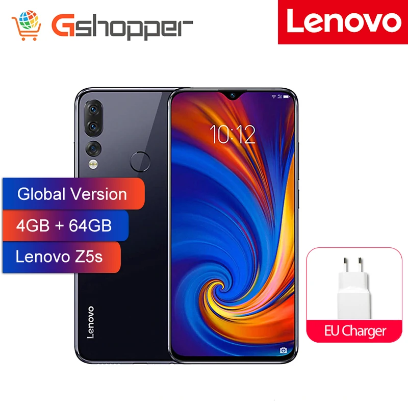 Глобальная версия смартфон Lenovo Z5S 4 Гб 64 Гб Восьмиядерный процессор Snapdragon 710 AI тройной камеры заднего Зуй 10,0 4G FDD LTE Android P