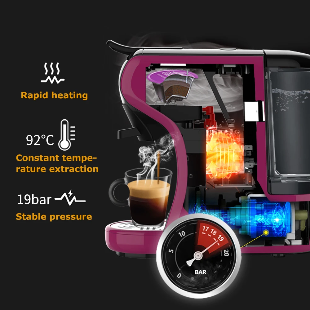 HiBREW Clearance link coffee machine Ns maker automatic espresso Capsule Nexpresso | Бытовая техника