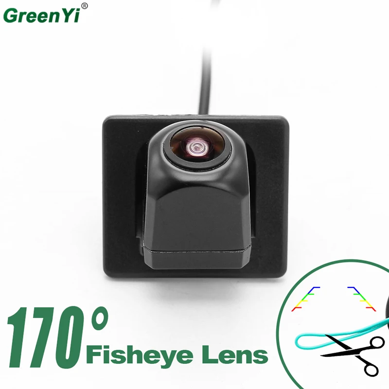 HD 720P 170 градусов Рыбий глаз объектив заднего вида камера для Peugeot 408 2014 2015 2016|Камеры
