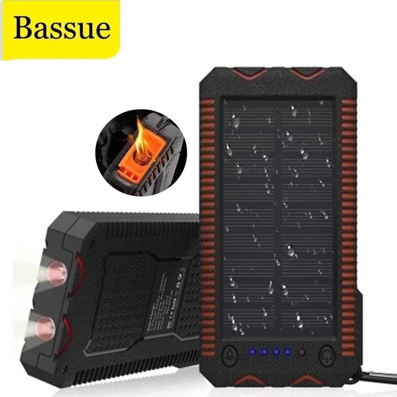 

Внешний аккумулятор на солнечной батарее, 30000 мАч