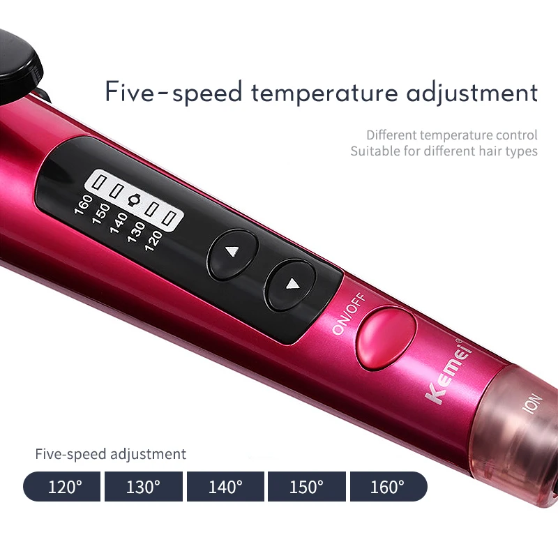 Professional 2 IN1 Hair Straightener Curler Multifunctional Electric Splint Straightening Perm Styling Tools 35D | Красота и здоровье