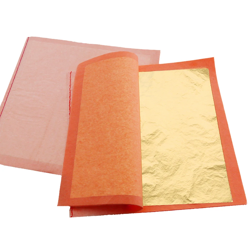 Медная фольга имитация золотого листа Блестки для рукоделия бумага украшения