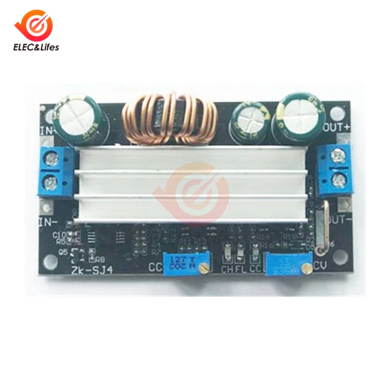 CV CC Boost Buck Converter DC 4 8 30V Автоматический Регулируемый понижающий модуль источника